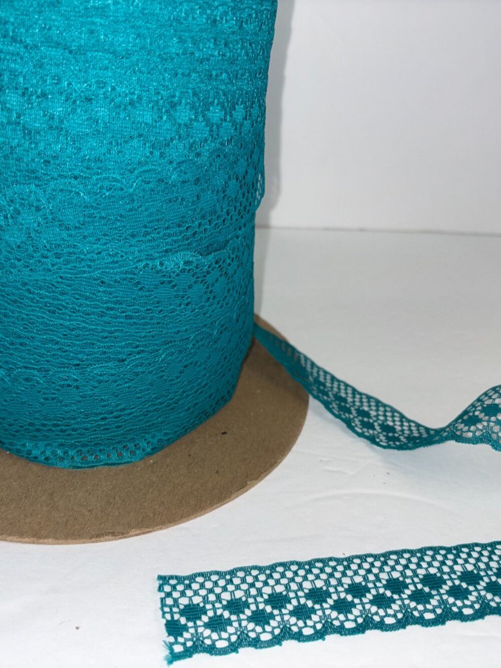 NEW Vintage Teal/Green Scallop Lace 1 1/4"Wide per 15 Yards More Available
